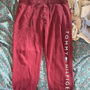 Tommy Hilfiger Red Joggers